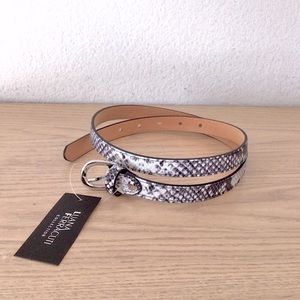 LUANA FERRACUTI Python Print Belt